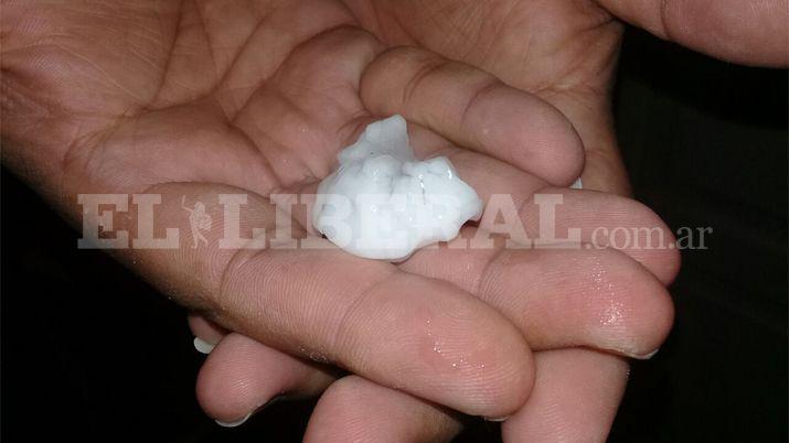 Llegaron la lluvia y el granizo al interior de la provincia