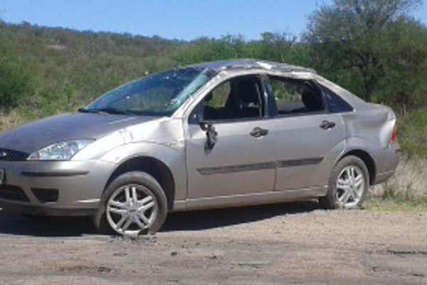 Juez de Paz protagonizoacute un espectacular vuelco en la ruta 13