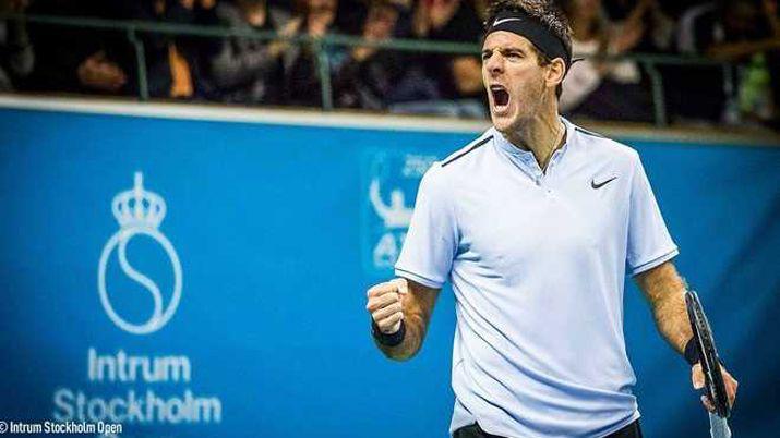 Del Potro se consagroacute campeoacuten del ATP de Estocolmo y retuvo el tiacutetulo
