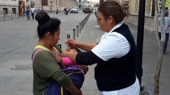 Santiago se suma al Diacutea Mundial de la Lucha contra la Poliomielitis