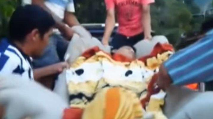 Lo estaban velando y se dieron cuenta de que auacuten respiraba