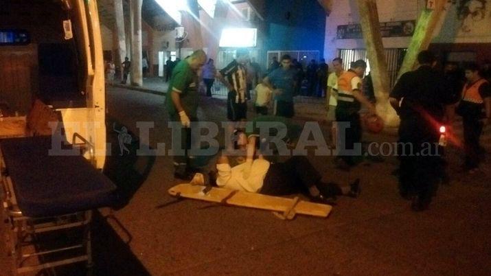 Un herido tras un choque de motos frente a Central Coacuterdoba