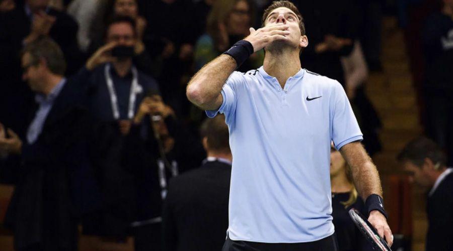 Juan Martiacuten del Potro le ganoacute a Julien Benneteau