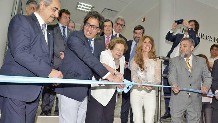 La gobernadora y el ministro Garavano inauguraron la obra de  ampliacioacuten de Tribunales  