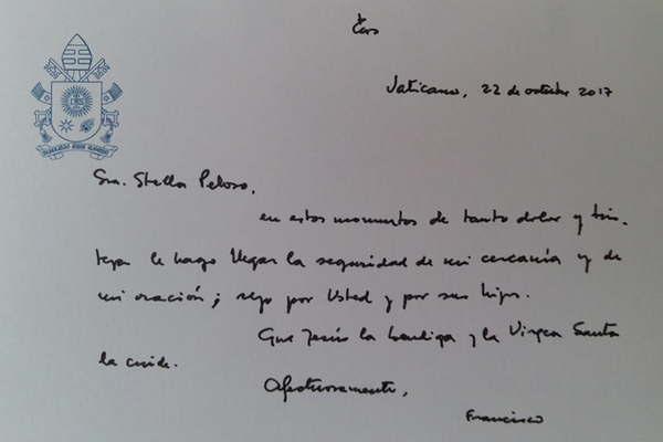 Francisco escribioacute una emotiva carta a la familia Maldonado