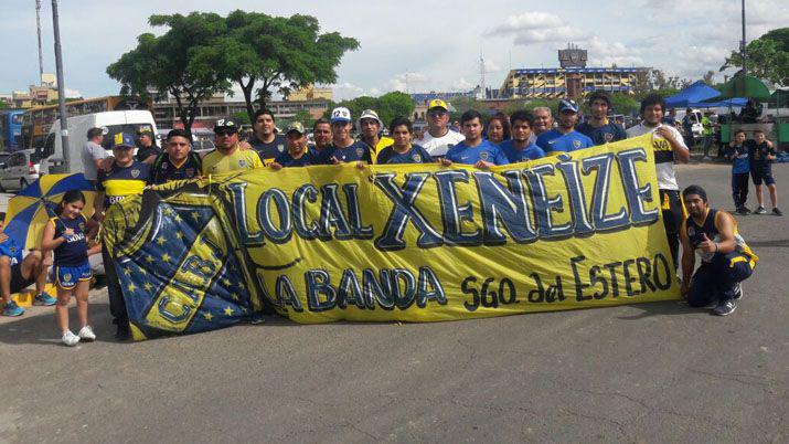 Santiaguentildeos disfrutaron de la goleada de Boca