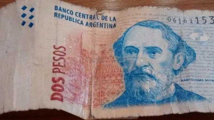Se conocioacute cuando dejaraacute de circular el billete de dos pesos