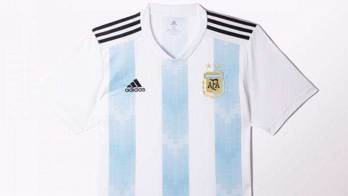 Eacutesta es la nueva camiseta de la Seleccioacuten Argentina