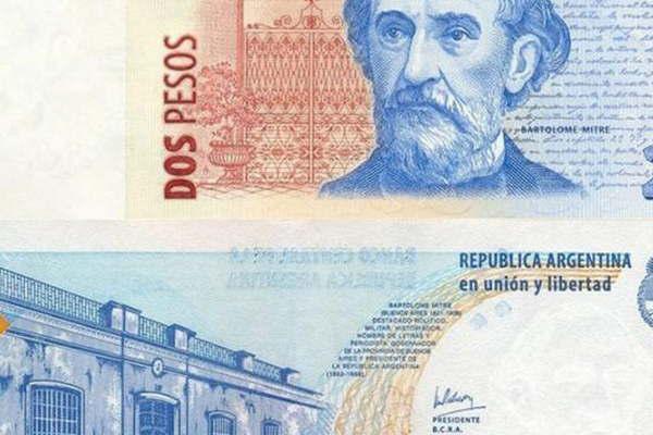 A partir de mayo de  2018 no circularaacute el billete de 2 pesos