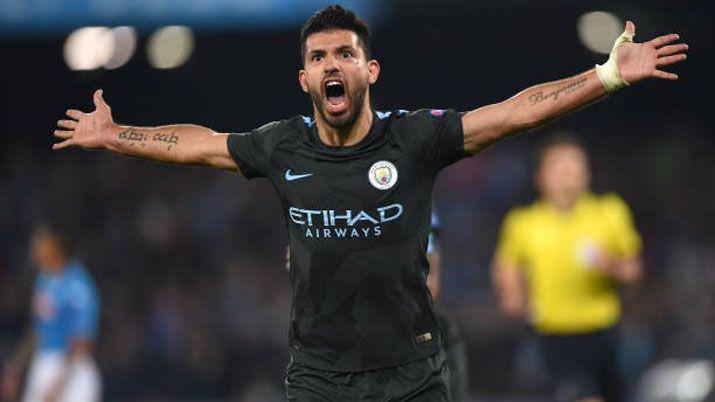 Con goles de Aguumlero y Otamendi el City vencioacute al Napoli