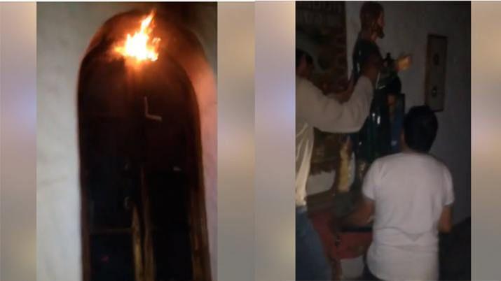 Investigan si fue intencional el incendio que consumioacute una capilla en Forres