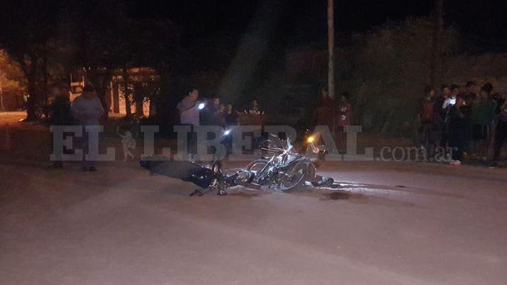 Murioacute uno de los motociclistas que chocaron en Sumampa
