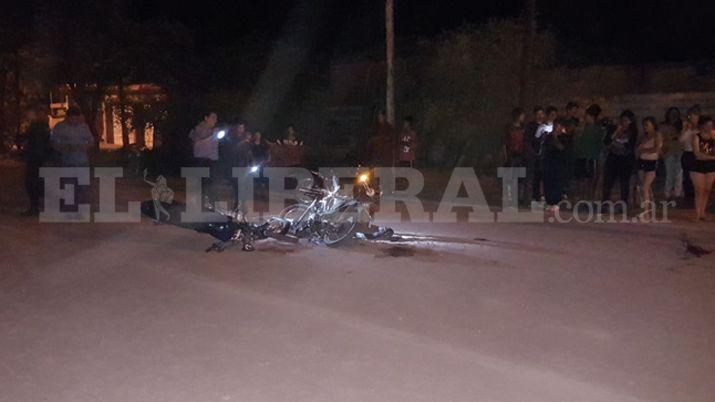 Un joven murioacute y dos resultaron heridos en un choque frontal de motos