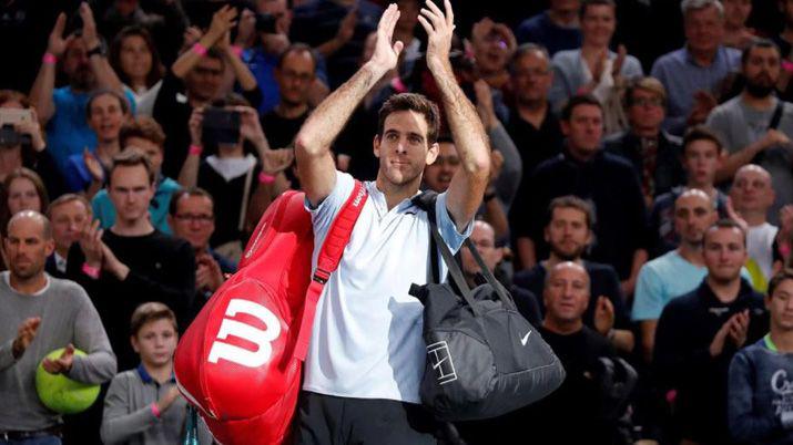 Del Potro terminoacute su antildeo teniacutestico como nuacutemero 11 del mundo