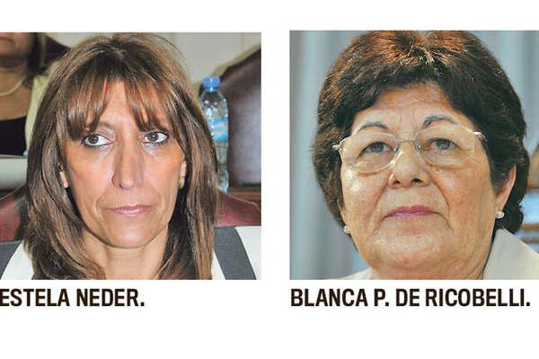Estela Neder reemplaza a  Herrera en Diputados y Porcel de Ricobelli a Zamora en el Senado  