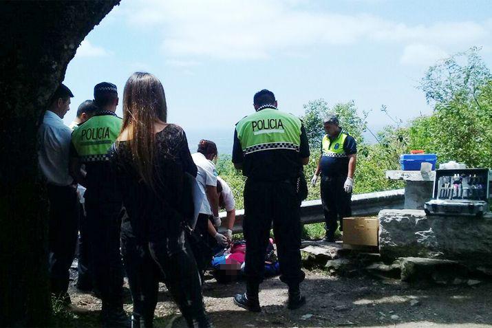 El cuerpo fue inspeccionado por personal técnico de la Policía de Tucumn Foto gentileza La Gaceta