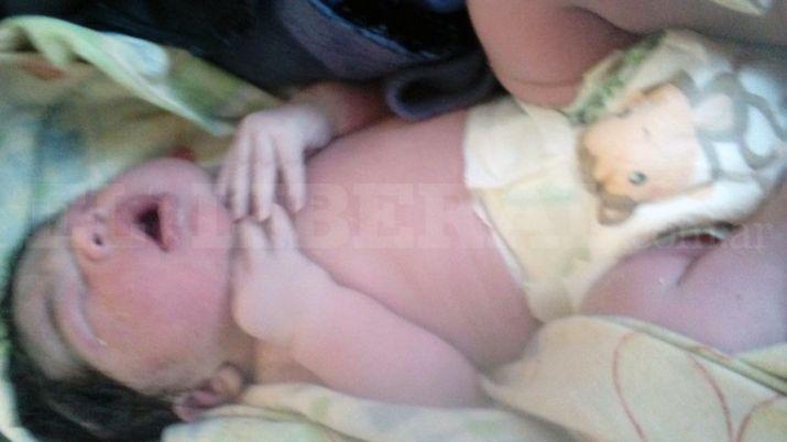 Nació en plena Ruta 34 y pesó cinco kilos