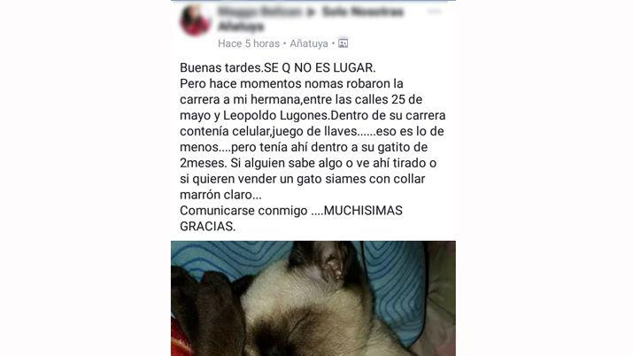 La publicación recorre las redes sociales