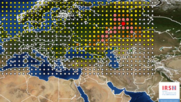 Una nube radioactiva cubrioacute gran parte de Europa
