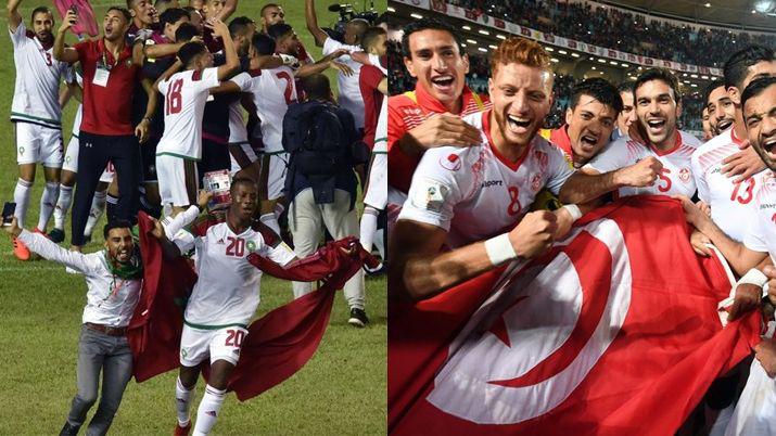 Marruecos y Tuacutenez clasificaron al Mundial de Rusia 2018