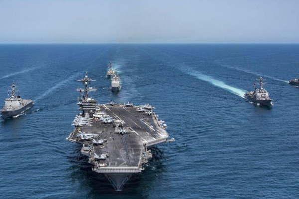 Estados Unidos inicioacute ejercicios militares en el Mar de Japoacuten 