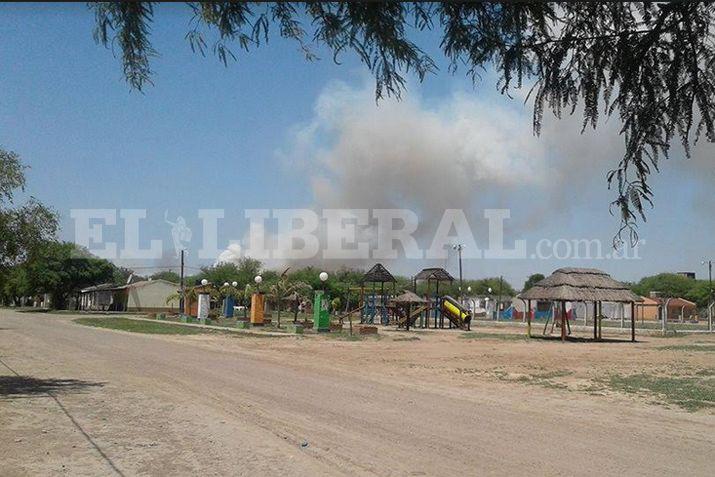 Los vecinos de la zona se hallaban preocupados por el incendio forestal