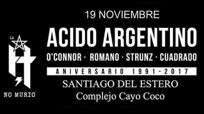 Estos son los ganadores de las entradas para Aacutecido Argentino