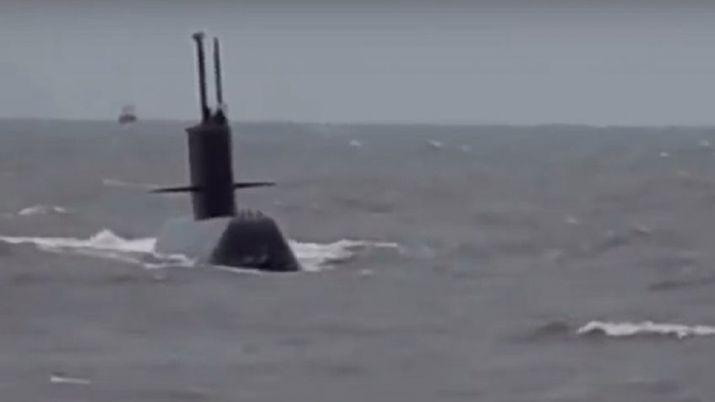 Balbi- Las olas y el color del submarino dificultan la buacutesqueda