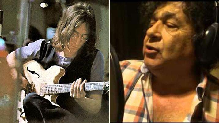 VIDEO  Los Palmeras compartieron escenario iexclcon John Lennon
