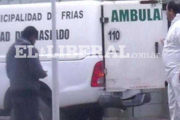 Los restos fueron trasladados a la Morgue de Frías para una autopsia