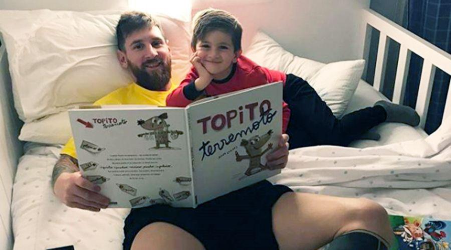 El libro sobre hiperactividad que Lionel Messi les lee a sus hijos