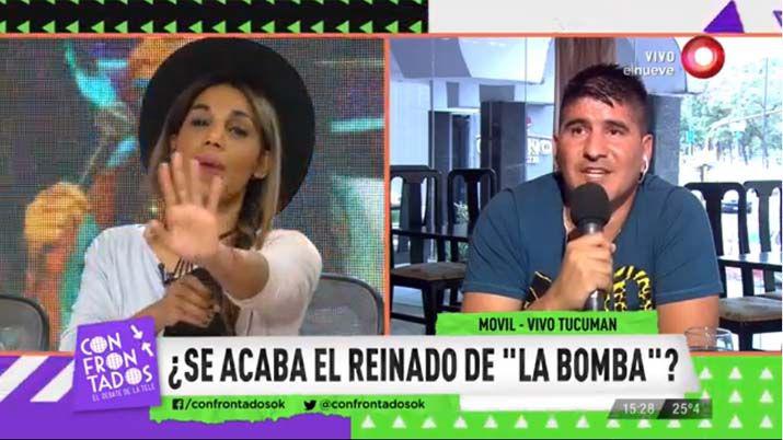 El novio de La Bomba insultoacute a Mimi- Solo sos la novia del Tirri mono