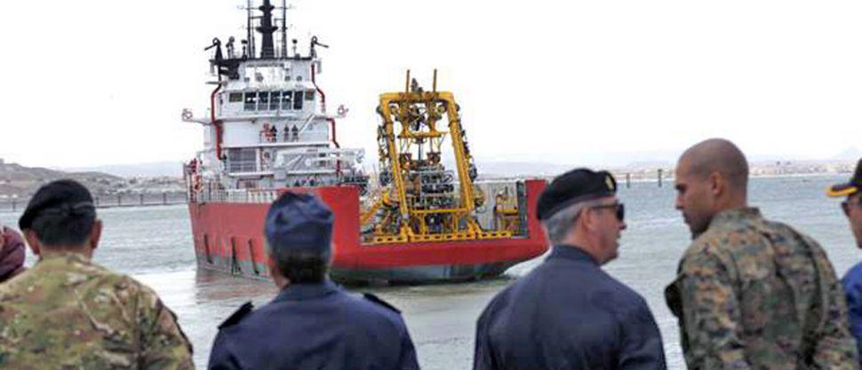 El minisubmarino de EEUU ya se sumoacute a la buacutesqueda del ARA San Juan