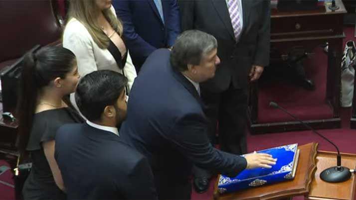 Juraron los 23 senadores electos entre ellos Cristina