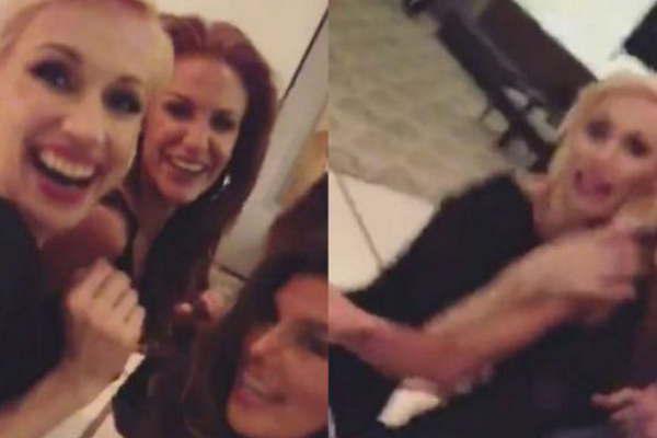 Ingrid Grudke se  descontroloacute en una fiesta 