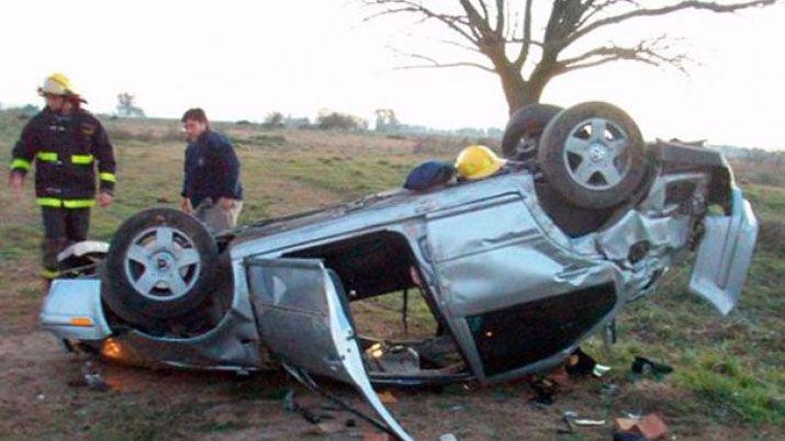 Loreto- se durmioacute al volante volcoacute y sufrioacute lesiones