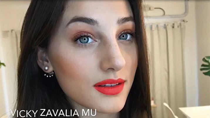 Make up de verano Total look en tonos naranjas