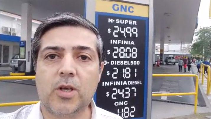 Desde hoy las naftas son un 6-en-porciento- maacutes caras