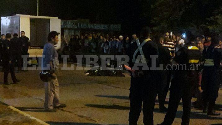 El individuo murió en el acto