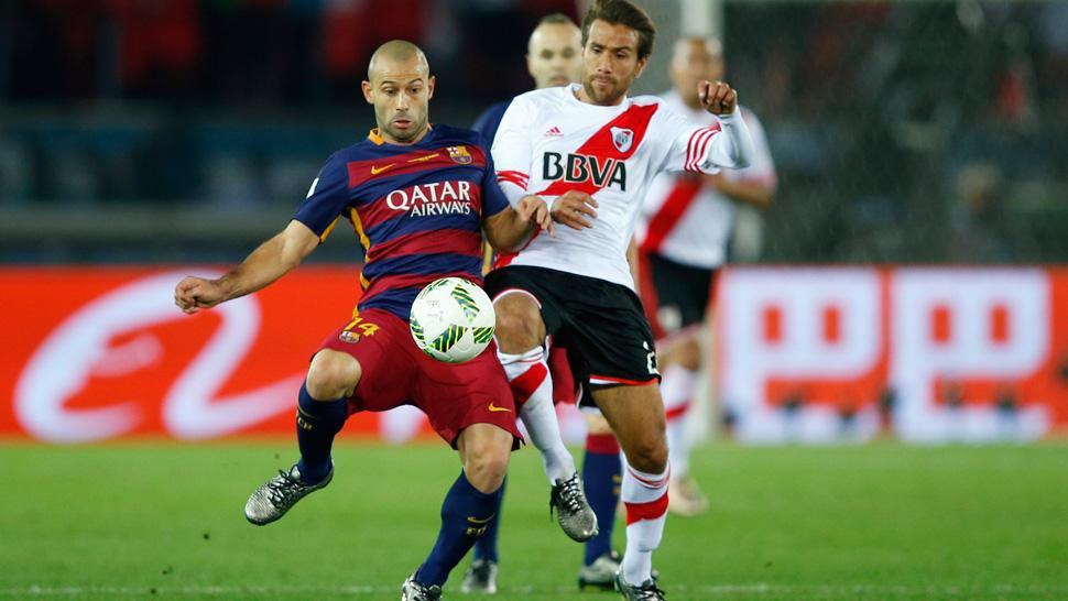 Mascherano- No soy nadie en River al lado de Ponzio