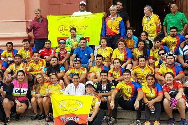 Ciclistas de la Unse ya cumplieron su promesa
