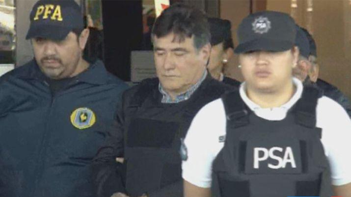 Zannini fue trasladado a Buenos Aires esposado y con chaleco antibalas