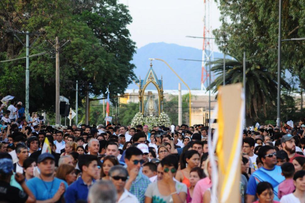 Miles de peregrinos llegaron a la ciudad de San Fernando del Valle de Catamarca Foto gentileza El Ancasti