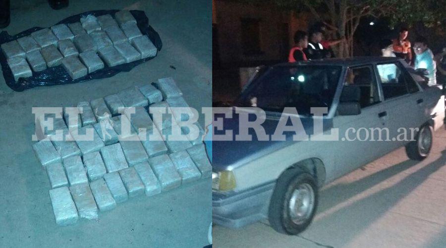 Escapoacute de un operativo lo persiguieron y encontraron 21 panes de marihuana
