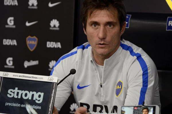 Guillermo Barros Schelotto DT de Boca Juniors mantiene su tranquilidad y resalta el trabajo de sus dirigidos