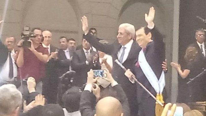 Imaacutegenes de la asuncioacuten del gobernador Zamora