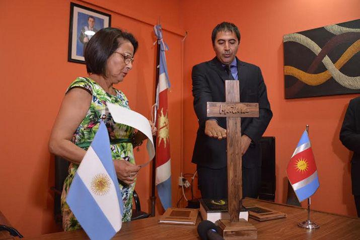 El acto que se realizó en el despacho de la Secretaría de Trabajo