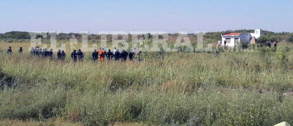 El GER y Canes rastrillan la zona donde encontraron los cuerpos en La Banda