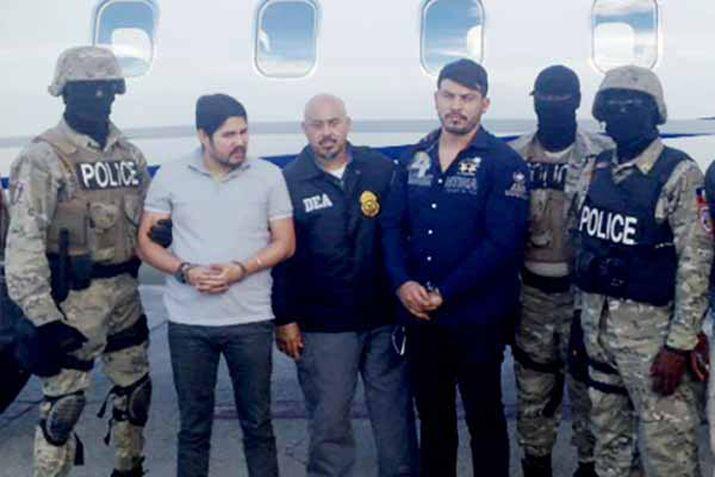 Franqui Francisco Flores de Freitas y su primo Efraín Antonio Campos Flores cuando fueron detenidos