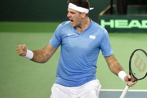 Del Potro asumiraacute su uacuteltimo desafiacuteo del antildeo 